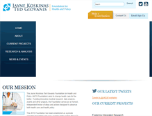 Tablet Screenshot of jktgfoundation.org